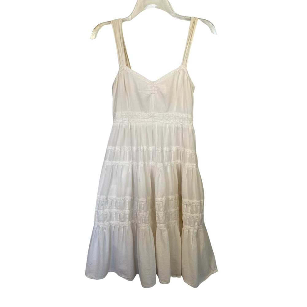 Anthropologie Maeve Cream Dress Size 2